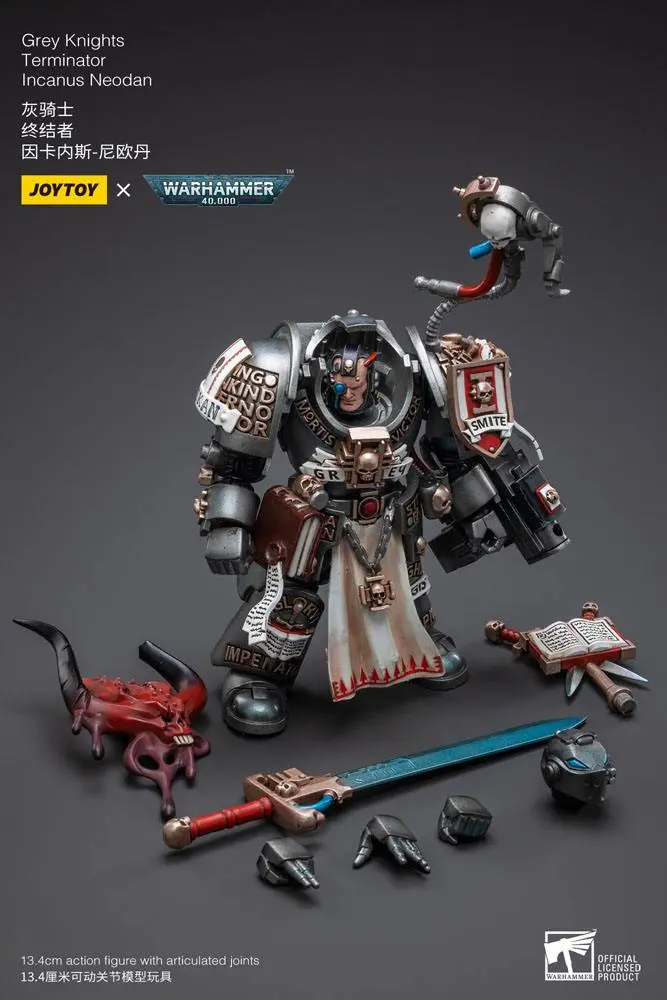 Warhammer 40k akčná figúrka 1/18 Grey Knights Terminator Incanus Neodan 13 cm produktová fotografia