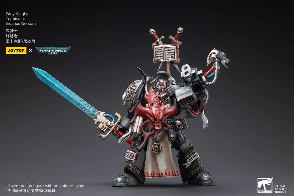 Warhammer 40k akčná figúrka 1/18 Grey Knights Terminator Incanus Neodan 13 cm produktová fotografia