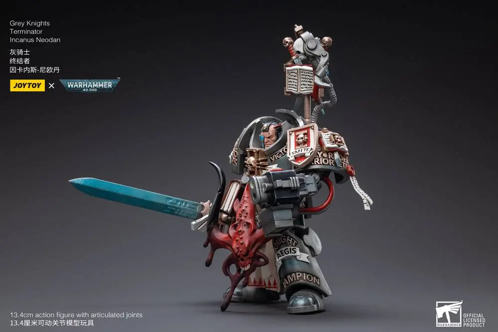 Warhammer 40k akčná figúrka 1/18 Grey Knights Terminator Incanus Neodan 13 cm produktová fotografia