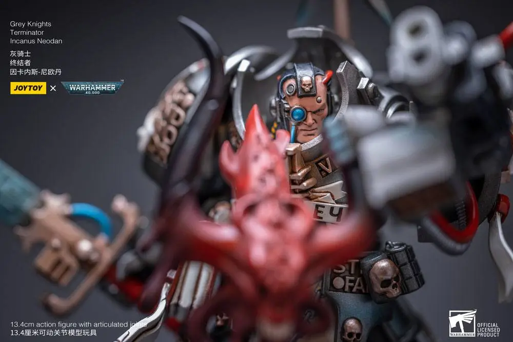 Warhammer 40k akčná figúrka 1/18 Grey Knights Terminator Incanus Neodan 13 cm produktová fotografia