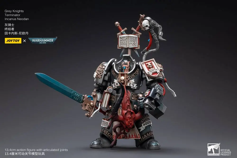 Warhammer 40k akčná figúrka 1/18 Grey Knights Terminator Incanus Neodan 13 cm produktová fotografia