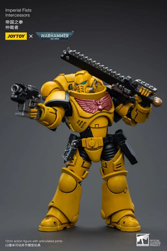 Warhammer 40k Akčná figúrka 1/18 Imperial Fists Intercessors 12 cm termékfotó