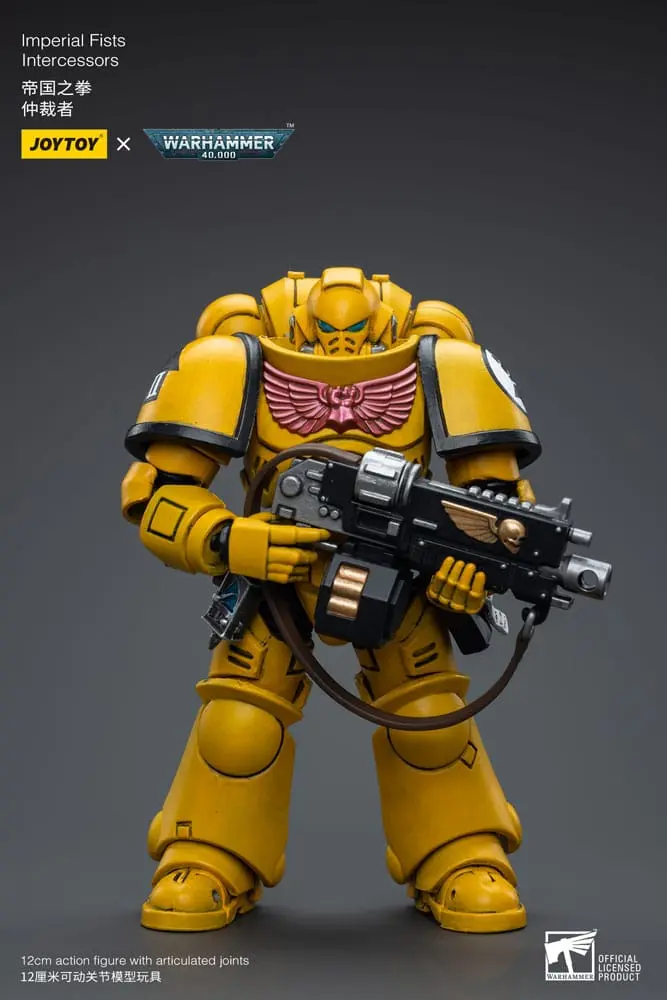 Warhammer 40k Akčná figúrka 1/18 Imperial Fists Intercessors 12 cm termékfotó