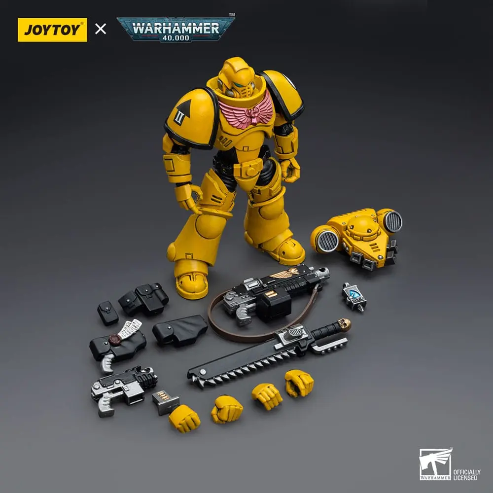 Warhammer 40k Akčná figúrka 1/18 Imperial Fists Intercessors 12 cm termékfotó