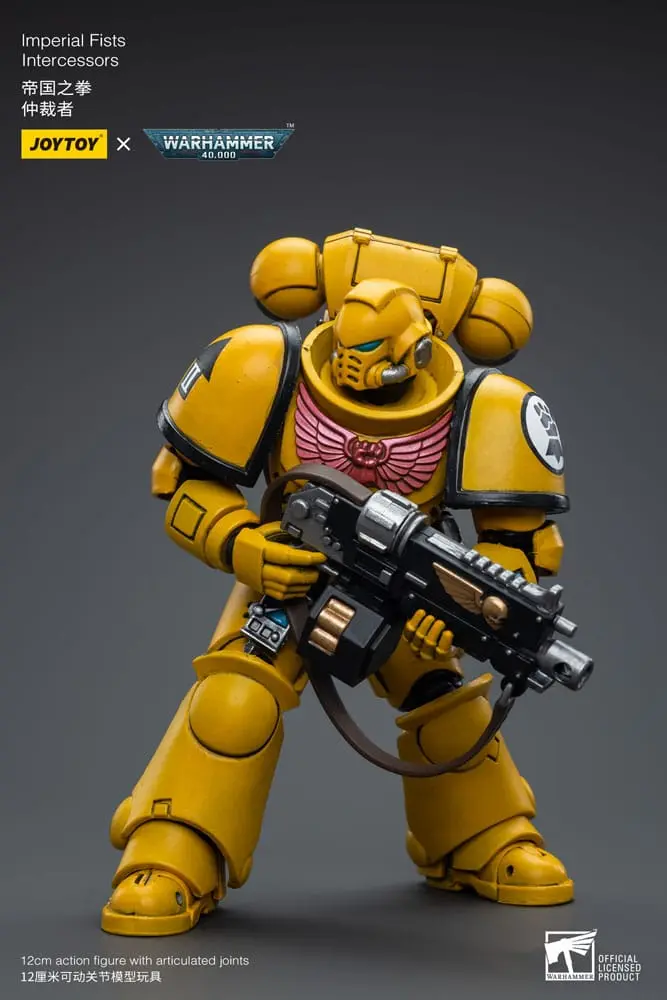 Warhammer 40k Akčná figúrka 1/18 Imperial Fists Intercessors 12 cm termékfotó