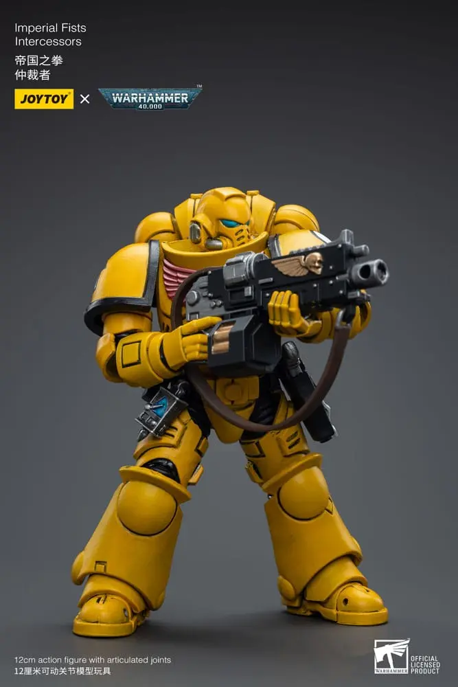 Warhammer 40k Akčná figúrka 1/18 Imperial Fists Intercessors 12 cm termékfotó