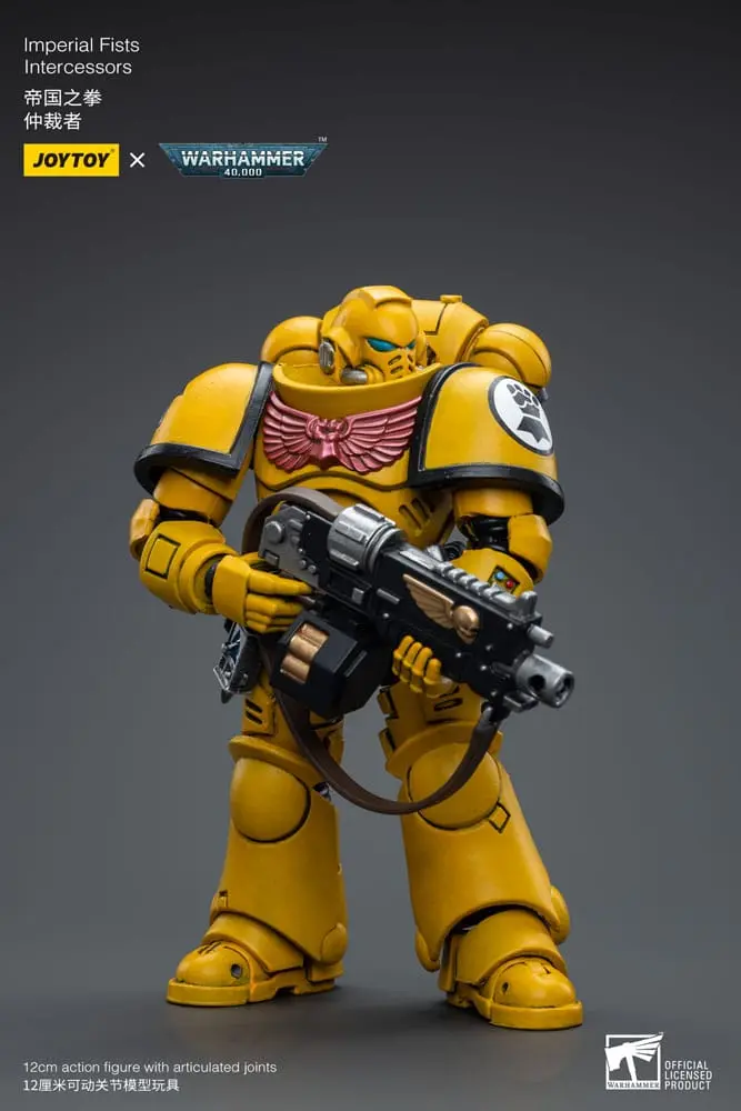 Warhammer 40k Akčná figúrka 1/18 Imperial Fists Intercessors 12 cm termékfotó