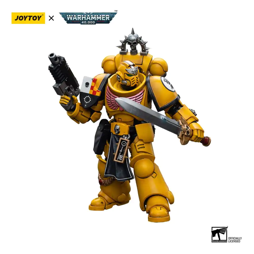 Warhammer 40k Akčná figúrka 1/18 Imperial Fists Lieutenant s Power Sword 12 cm produktová fotografia