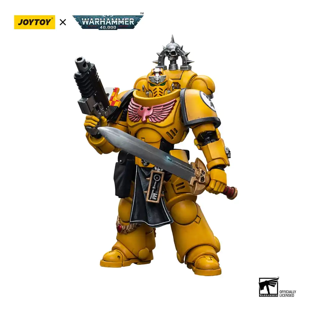 Warhammer 40k Akčná figúrka 1/18 Imperial Fists Lieutenant s Power Sword 12 cm produktová fotografia