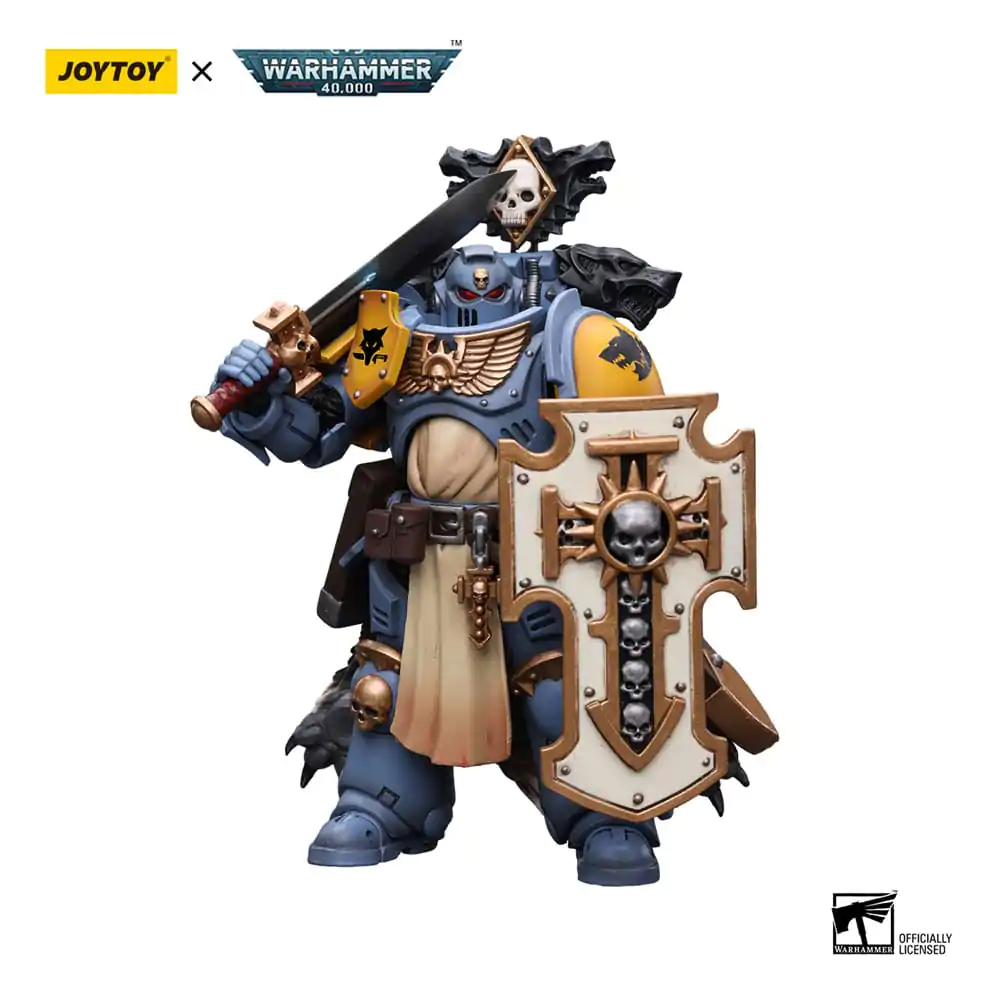 Warhammer 40k Akčná figúrka 1/18 Primaris Space Marines Space Wolves Bladeguard Veteran 12 cm produktová fotografia
