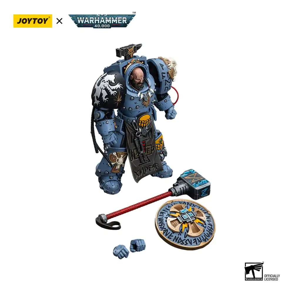 Warhammer 40k Akčná Figúrka 1/18 Space Wolves Arjac Rockfist 12 cm produktová fotografia