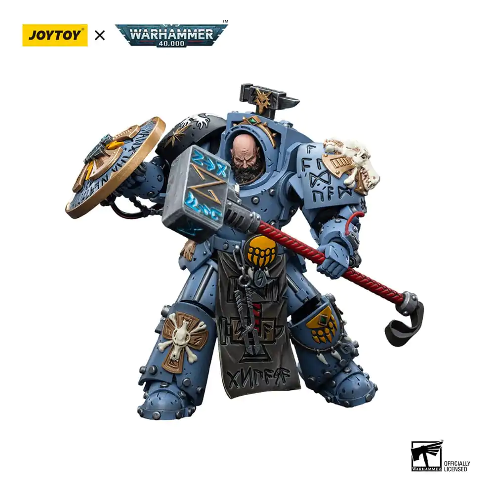 Warhammer 40k Akčná Figúrka 1/18 Space Wolves Arjac Rockfist 12 cm produktová fotografia