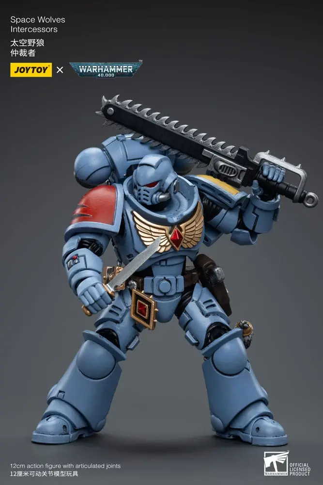Warhammer 40k Akčná Figúrka 1/18 Space Wolves Intercessors 12 cm produktová fotografia