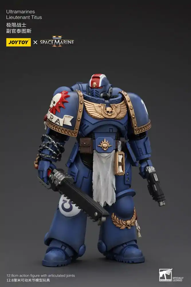 Warhammer 40k Akčná figúrka 1/18 Uitramarines Lieutenant Titus 13 cm termékfotó