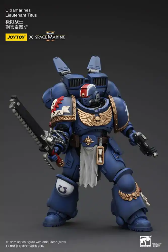 Warhammer 40k Akčná figúrka 1/18 Uitramarines Lieutenant Titus 13 cm termékfotó