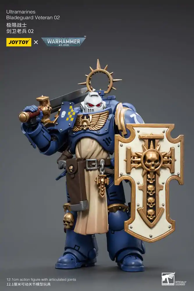 Warhammer 40k Akčná figúrka 1/18 Ultramarines Bladeguard Veteran 02 12 cm produktová fotografia