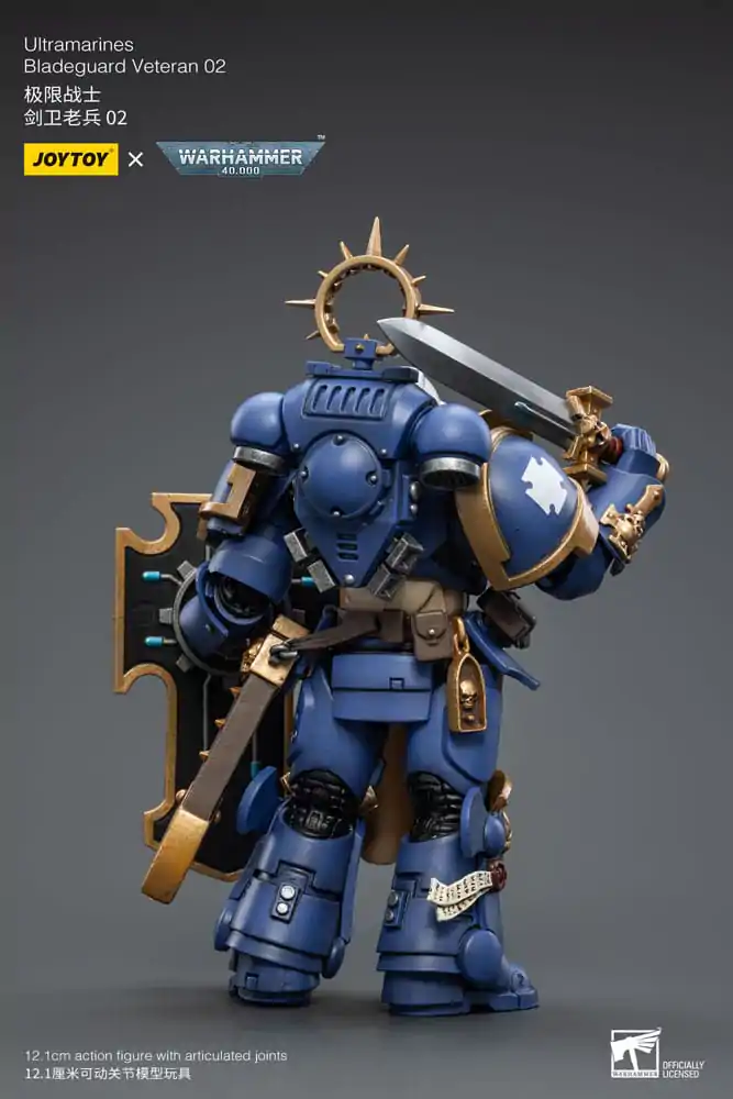 Warhammer 40k Akčná figúrka 1/18 Ultramarines Bladeguard Veteran 02 12 cm produktová fotografia
