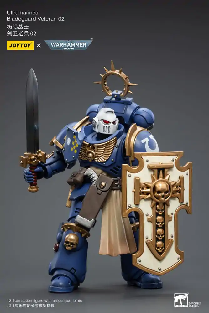 Warhammer 40k Akčná figúrka 1/18 Ultramarines Bladeguard Veteran 02 12 cm produktová fotografia