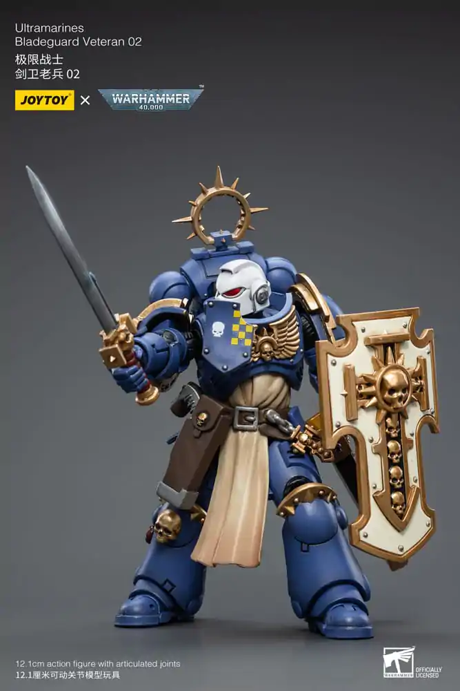 Warhammer 40k Akčná figúrka 1/18 Ultramarines Bladeguard Veteran 02 12 cm produktová fotografia