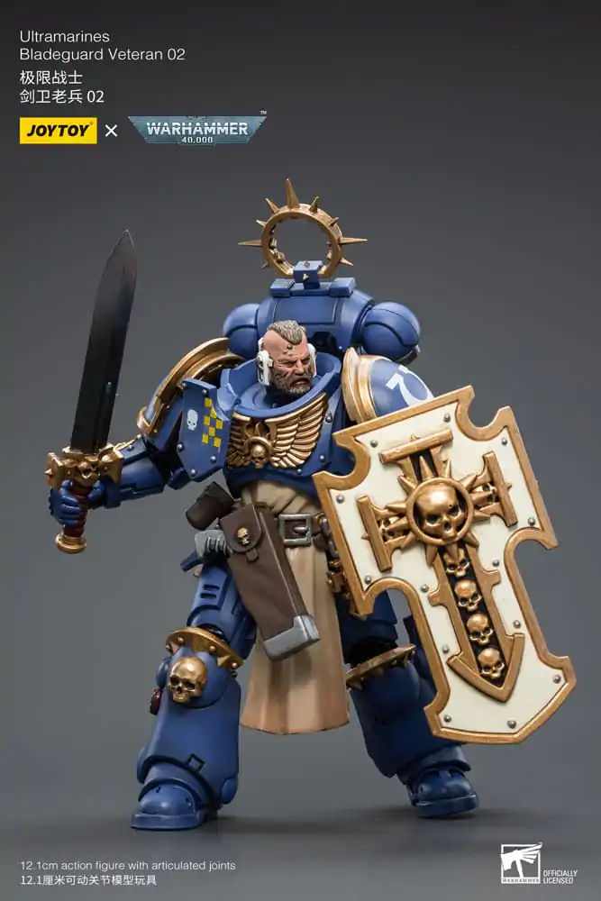 Warhammer 40k Akčná figúrka 1/18 Ultramarines Bladeguard Veteran 02 12 cm produktová fotografia