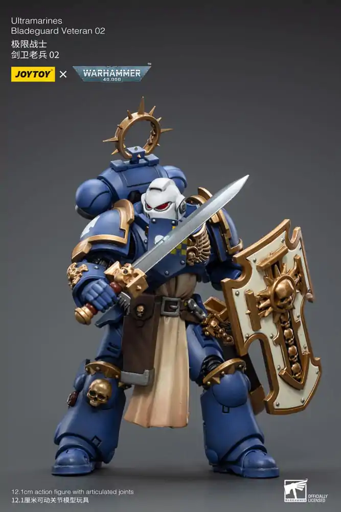 Warhammer 40k Akčná figúrka 1/18 Ultramarines Bladeguard Veteran 02 12 cm produktová fotografia