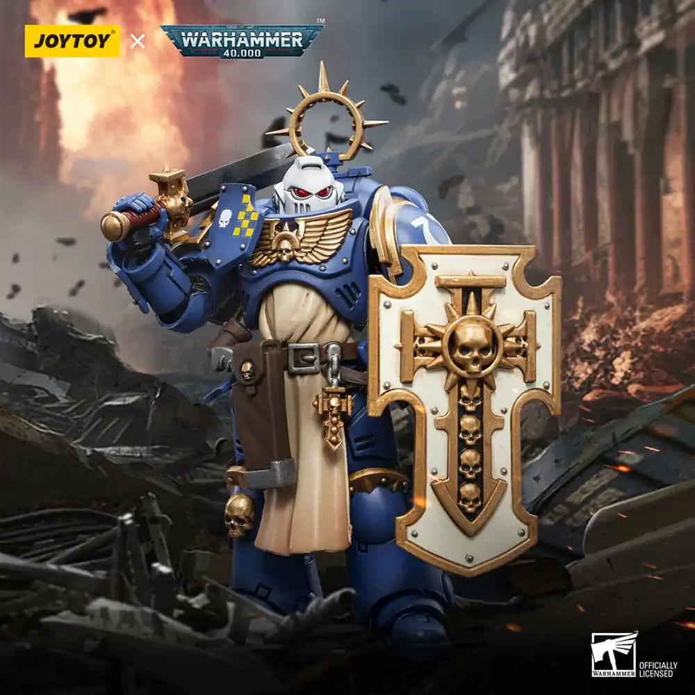 Warhammer 40k Akčná figúrka 1/18 Ultramarines Bladeguard Veteran 02 12 cm produktová fotografia
