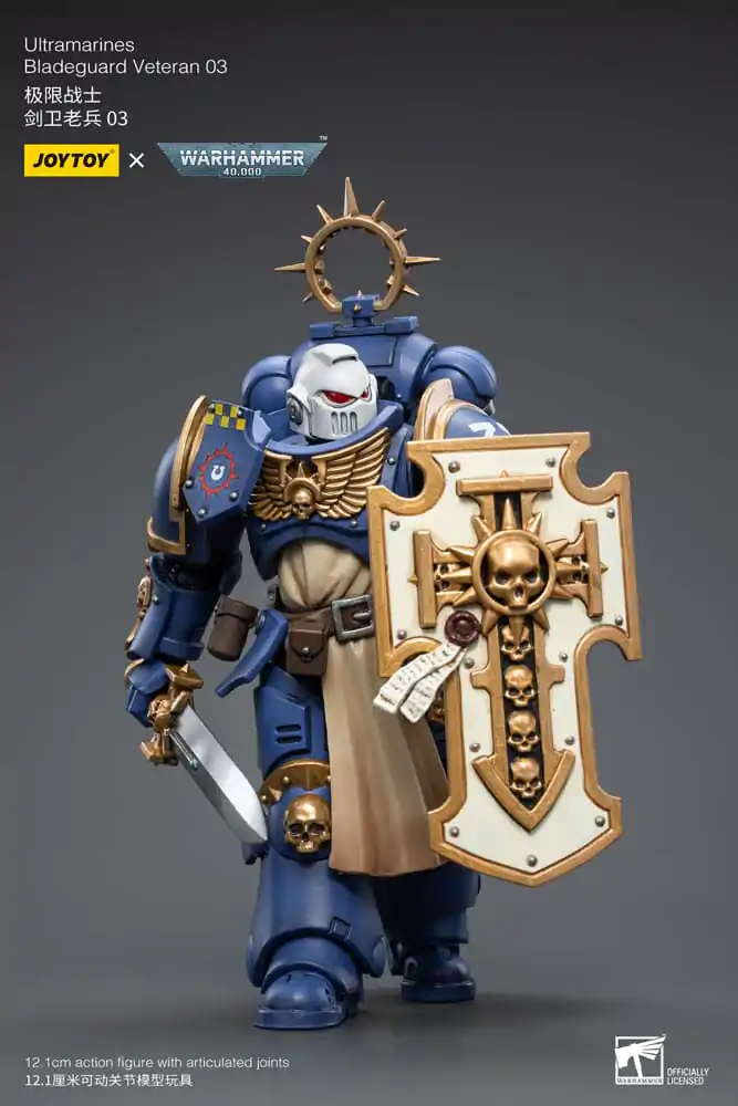 Warhammer 40k Akčná figúrka 1/18 Ultramarines Bladeguard Veteran 03 12 cm produktová fotografia