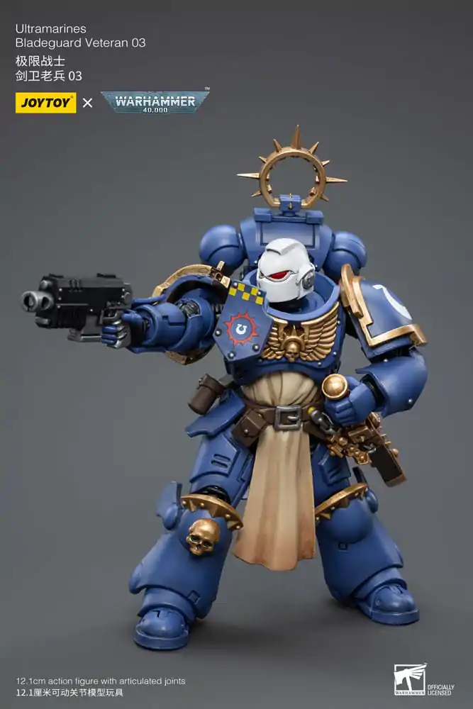 Warhammer 40k Akčná figúrka 1/18 Ultramarines Bladeguard Veteran 03 12 cm produktová fotografia