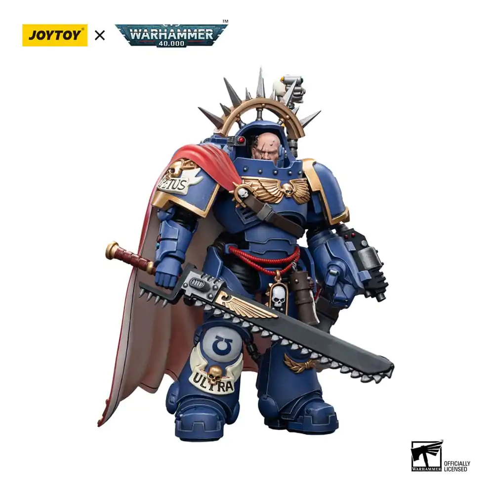 Warhammer 40k Akčná figúrka 1/18 Ultramarines Captain in Gravis Armour 12 cm produktová fotografia