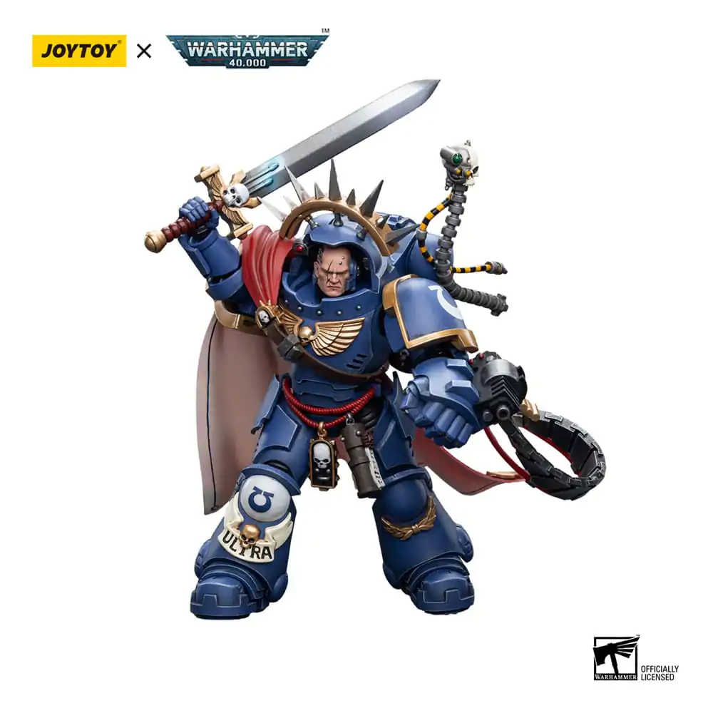 Warhammer 40k Akčná figúrka 1/18 Ultramarines Captain in Gravis Armour 12 cm produktová fotografia