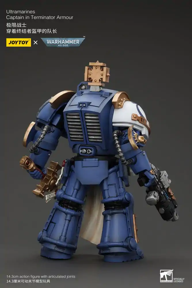 Warhammer 40k akčná figúrka 1/18 Ultramarines Captain In Terminator Armour 14 cm termékfotó