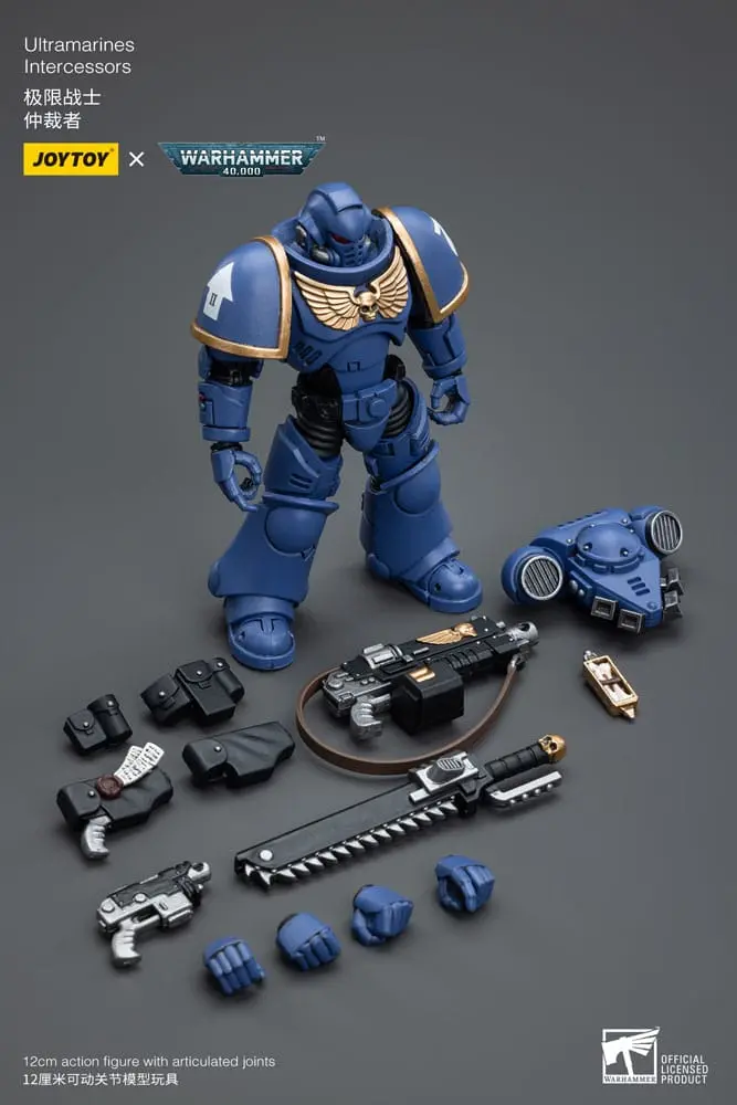 Warhammer 40k Akčná figúrka 1/18 Ultramarines Intercessors 12 cm termékfotó