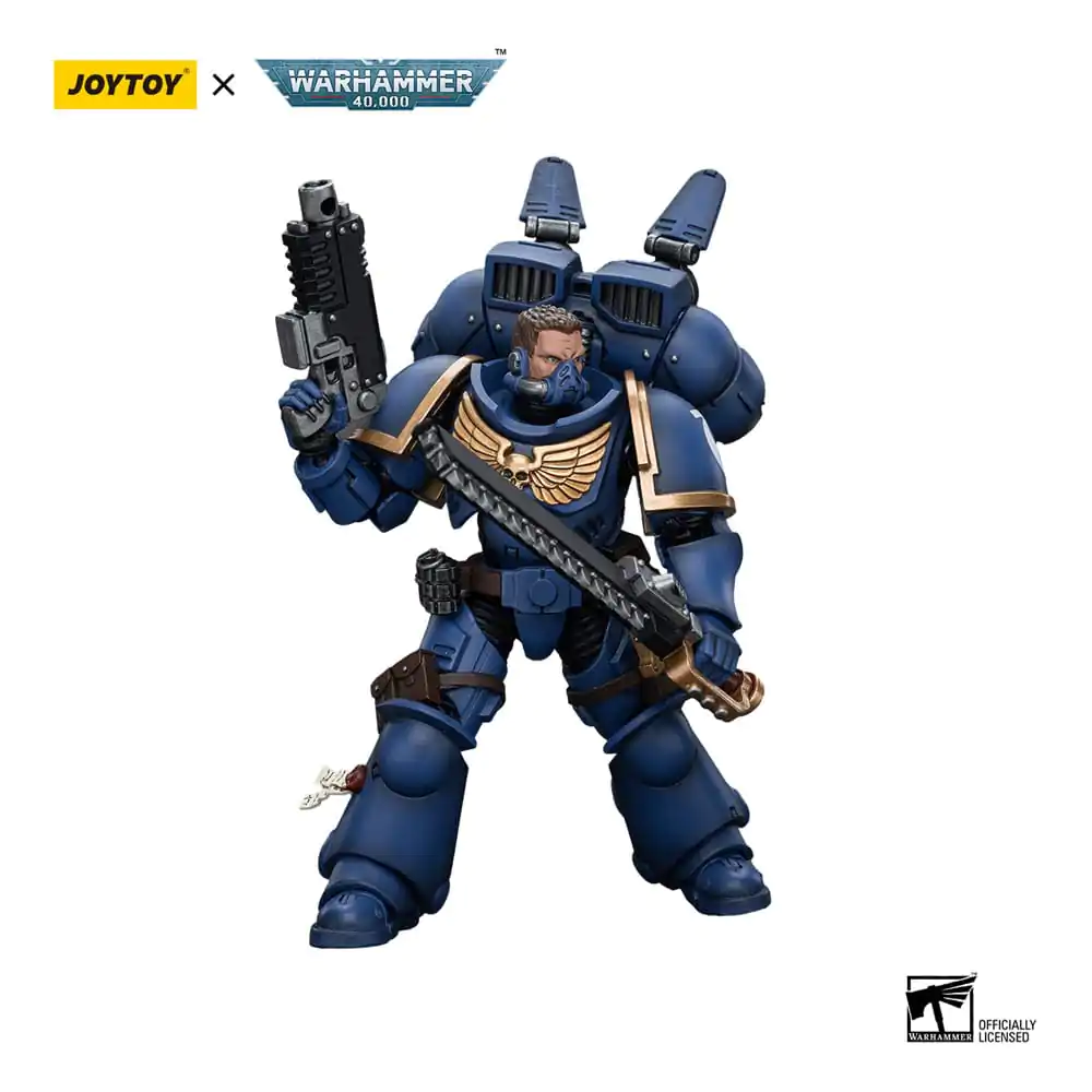 Warhammer 40k Akčná figúrka 1/18 Ultramarines Jump Pack Intercessors Intercessor 1 12 cm termékfotó