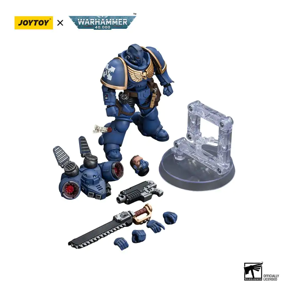 Warhammer 40k Akčná figúrka 1/18 Ultramarines Jump Pack Intercessors Intercessor 1 12 cm termékfotó