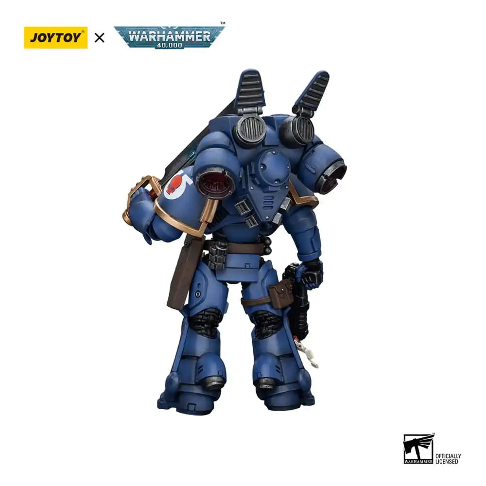 Akčná figúrka Warhammer 40k 1/18 Ultramarines Jump Pack Intercessors Sergeant s plazmovou pištoľou a energetickým mečom 12 cm termékfotó