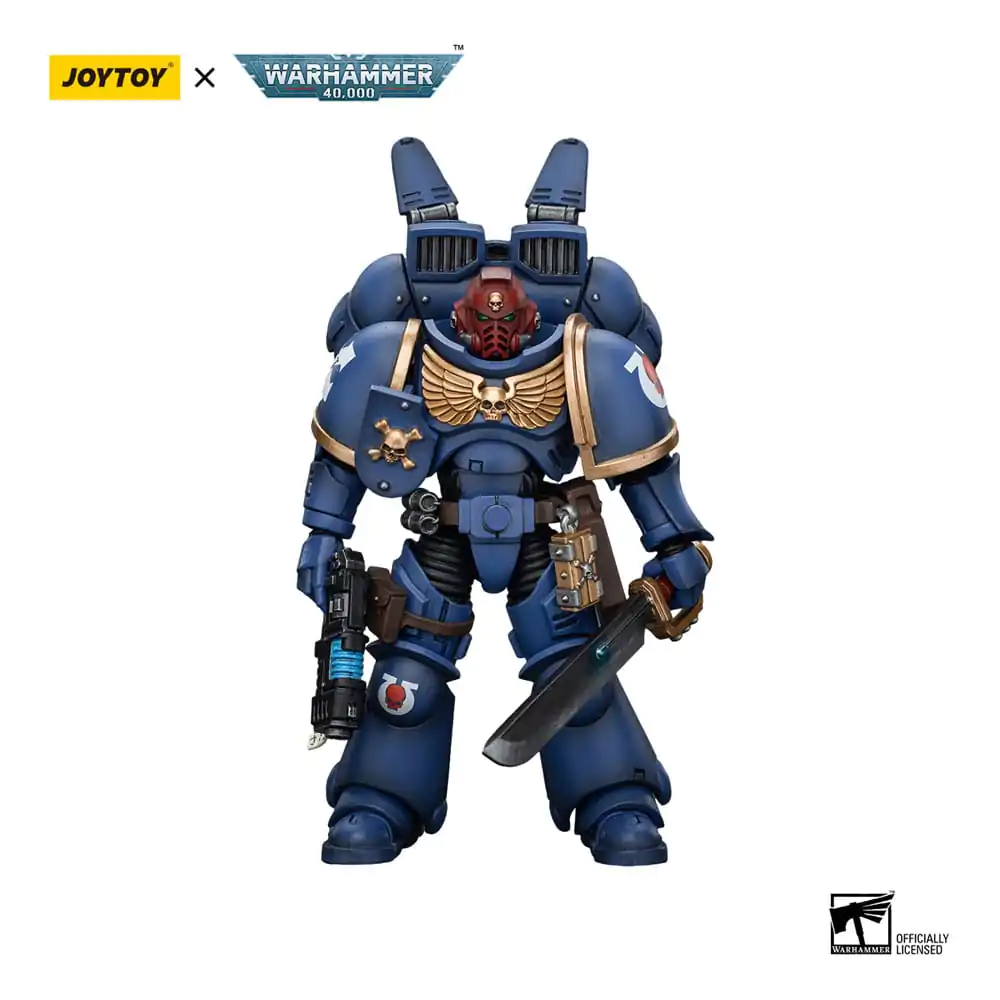 Akčná figúrka Warhammer 40k 1/18 Ultramarines Jump Pack Intercessors Sergeant s plazmovou pištoľou a energetickým mečom 12 cm termékfotó