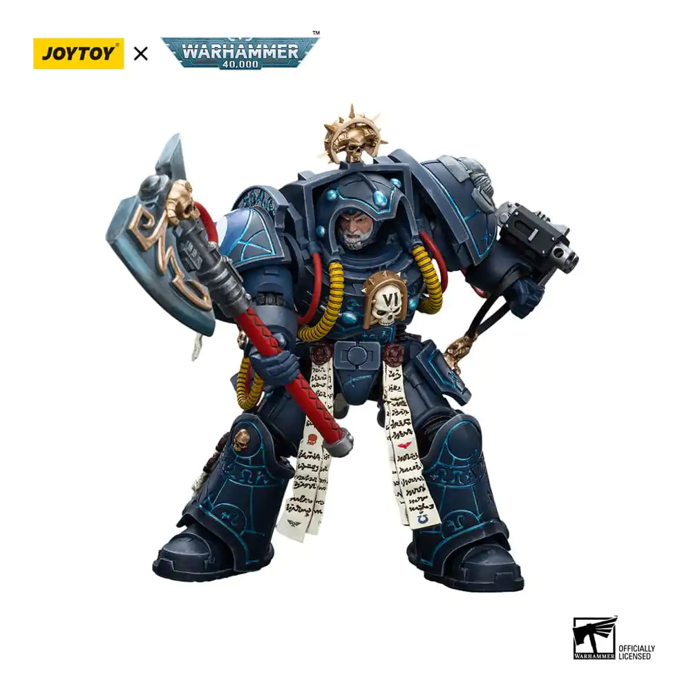 Warhammer 40k akčná figúrka 1/18 Ultramarines Librarian v Terminator Armour 12 cm termékfotó