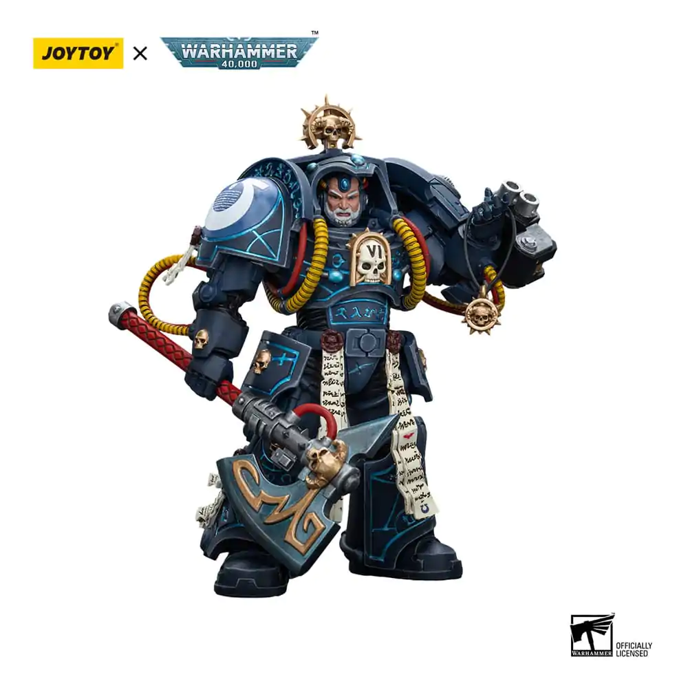 Warhammer 40k akčná figúrka 1/18 Ultramarines Librarian v Terminator Armour 12 cm termékfotó