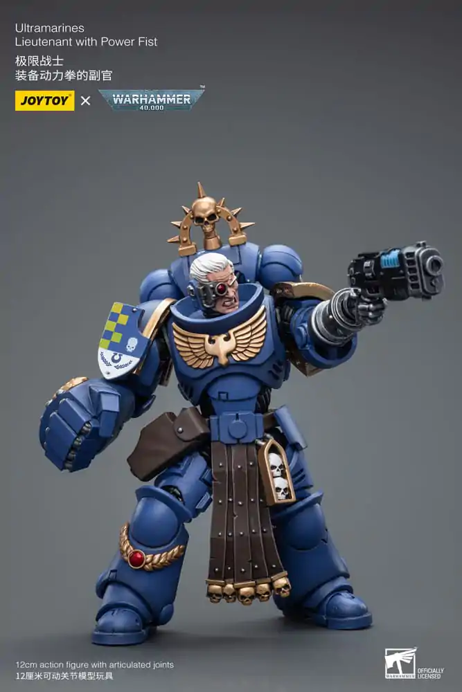 Warhammer 40k Akčná figúrka 1/18 Ultramarines Lieutenant with Power Fist 12 cm produktová fotografia