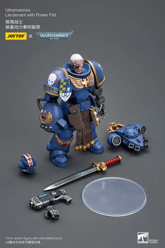 Warhammer 40k Akčná figúrka 1/18 Ultramarines Lieutenant with Power Fist 12 cm produktová fotografia