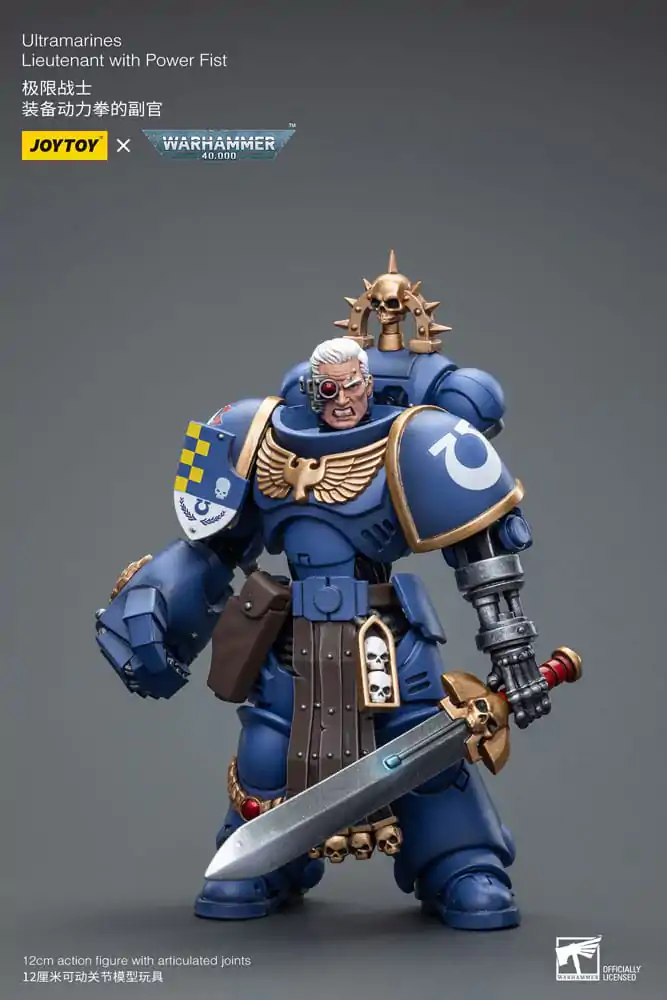 Warhammer 40k Akčná figúrka 1/18 Ultramarines Lieutenant with Power Fist 12 cm produktová fotografia