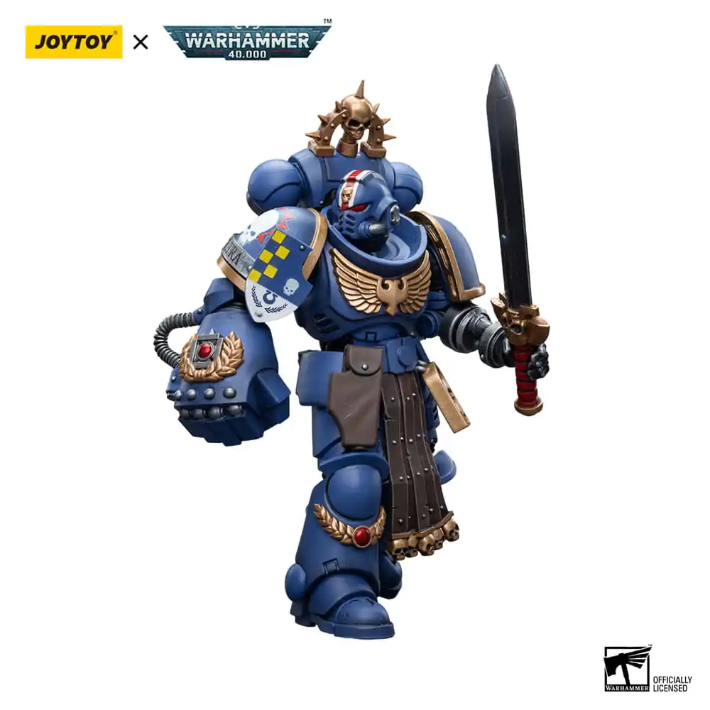 Warhammer 40k Akčná figúrka 1/18 Ultramarines Lieutenant with Power Fist 12 cm produktová fotografia