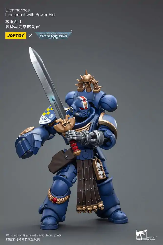 Warhammer 40k Akčná figúrka 1/18 Ultramarines Lieutenant with Power Fist 12 cm produktová fotografia