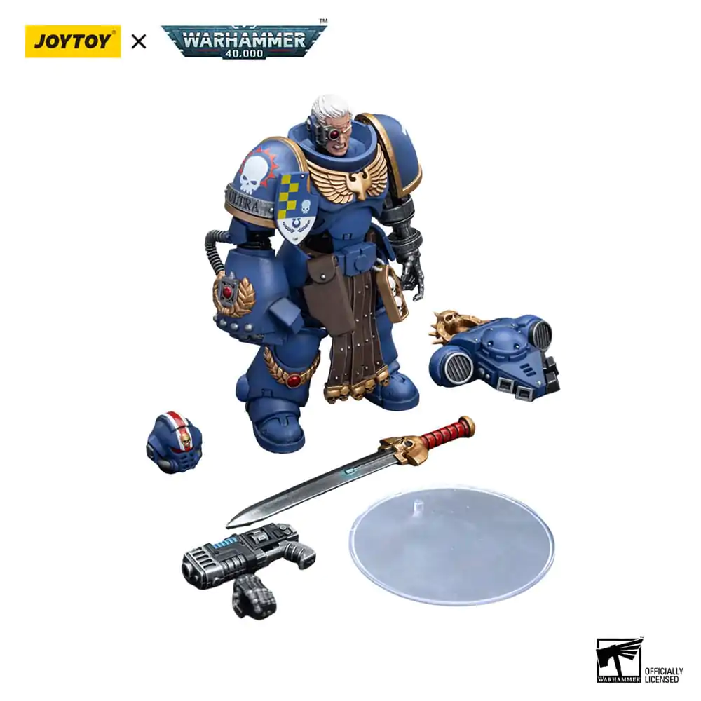 Warhammer 40k Akčná figúrka 1/18 Ultramarines Lieutenant with Power Fist 12 cm produktová fotografia