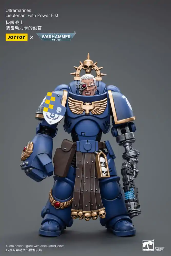 Warhammer 40k Akčná figúrka 1/18 Ultramarines Lieutenant with Power Fist 12 cm produktová fotografia