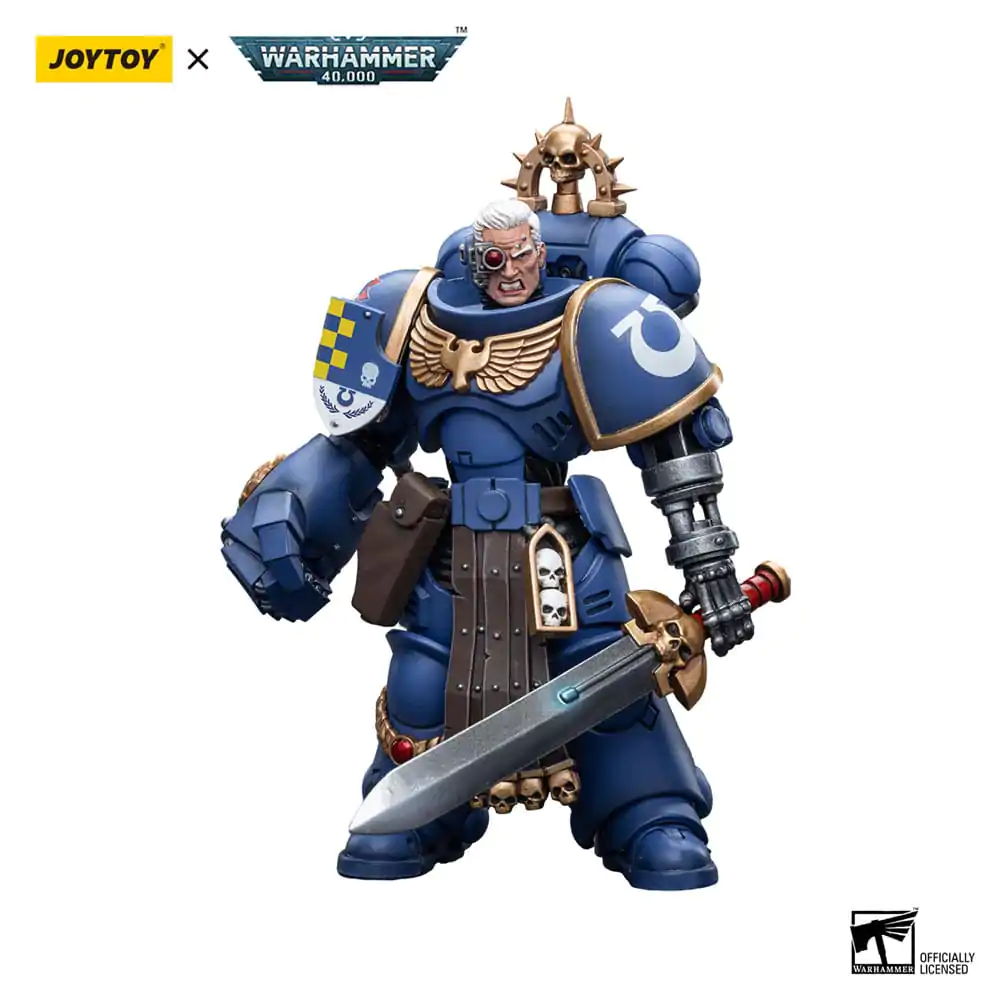 Warhammer 40k Akčná figúrka 1/18 Ultramarines Lieutenant with Power Fist 12 cm produktová fotografia