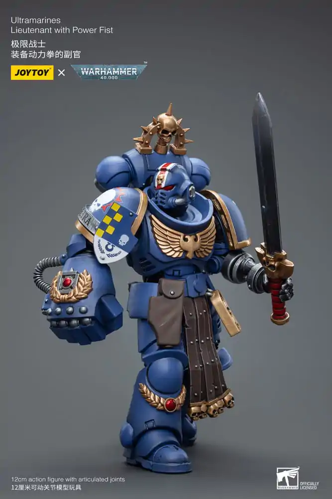 Warhammer 40k Akčná figúrka 1/18 Ultramarines Lieutenant with Power Fist 12 cm produktová fotografia
