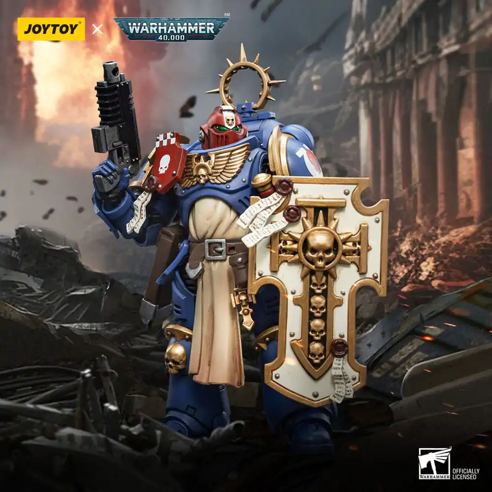 Warhammer 40k Akčná figúrka 1/18 Ultramarines Bladeguard Veteran Brother Sergeant Proximo 12 cm produktová fotografia