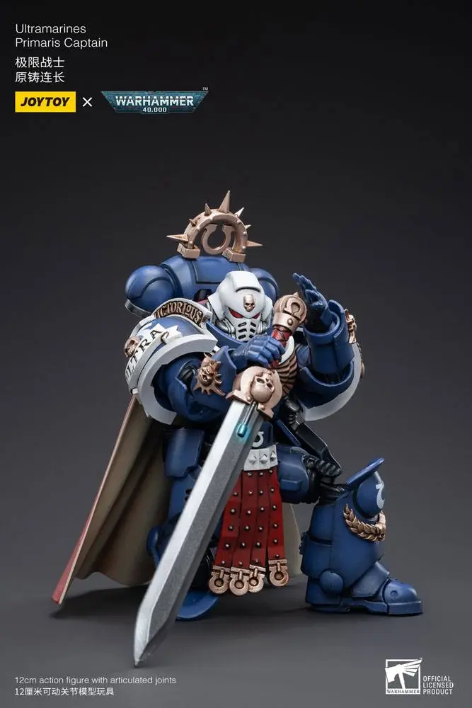 Warhammer 40k Akčná figúrka 1/18 Ultramarines Primaris Captain 12 cm produktová fotografia