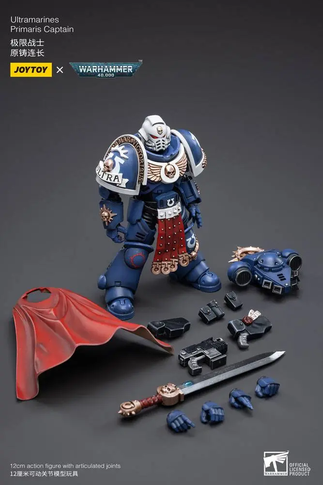 Warhammer 40k Akčná figúrka 1/18 Ultramarines Primaris Captain 12 cm produktová fotografia